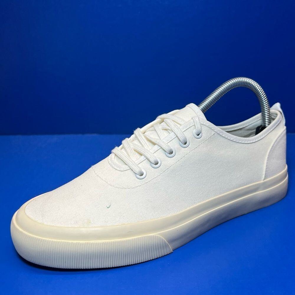 Everlane The‎ Forever Sneaker Organic Cotton Canvas White Womens 9 Mens 7